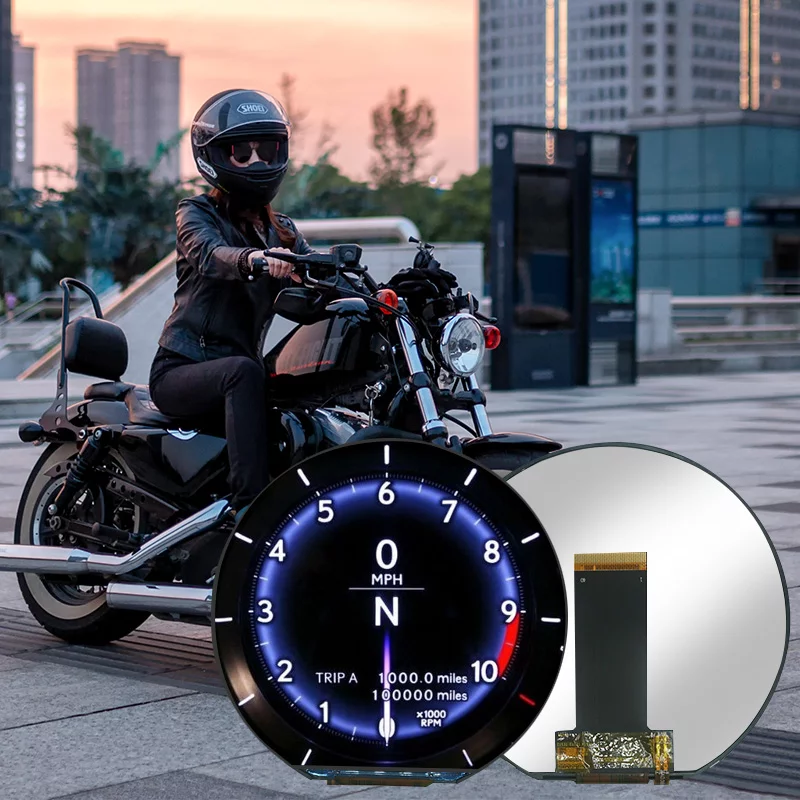 RJOYTEK 3.6 inch 544*506 Round TFT Ebike LCD Panel LCD Display - 이미지 2
