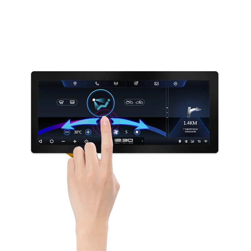12.3 inch Stretched Bar LCD - Touch Screen, 1920*720 TFT LCD Display for Car - Image 2