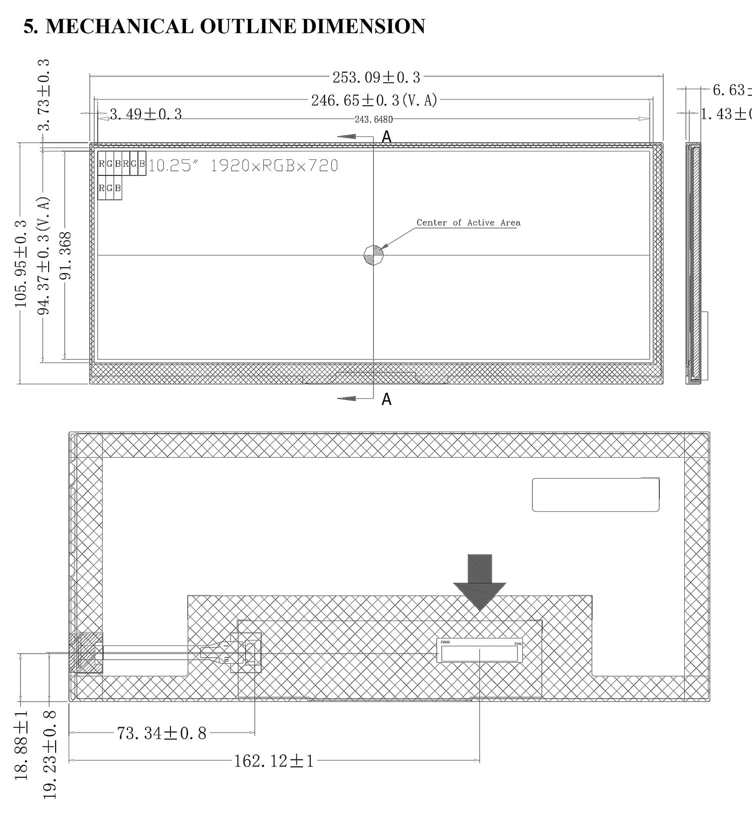 lcd touchscreen for car