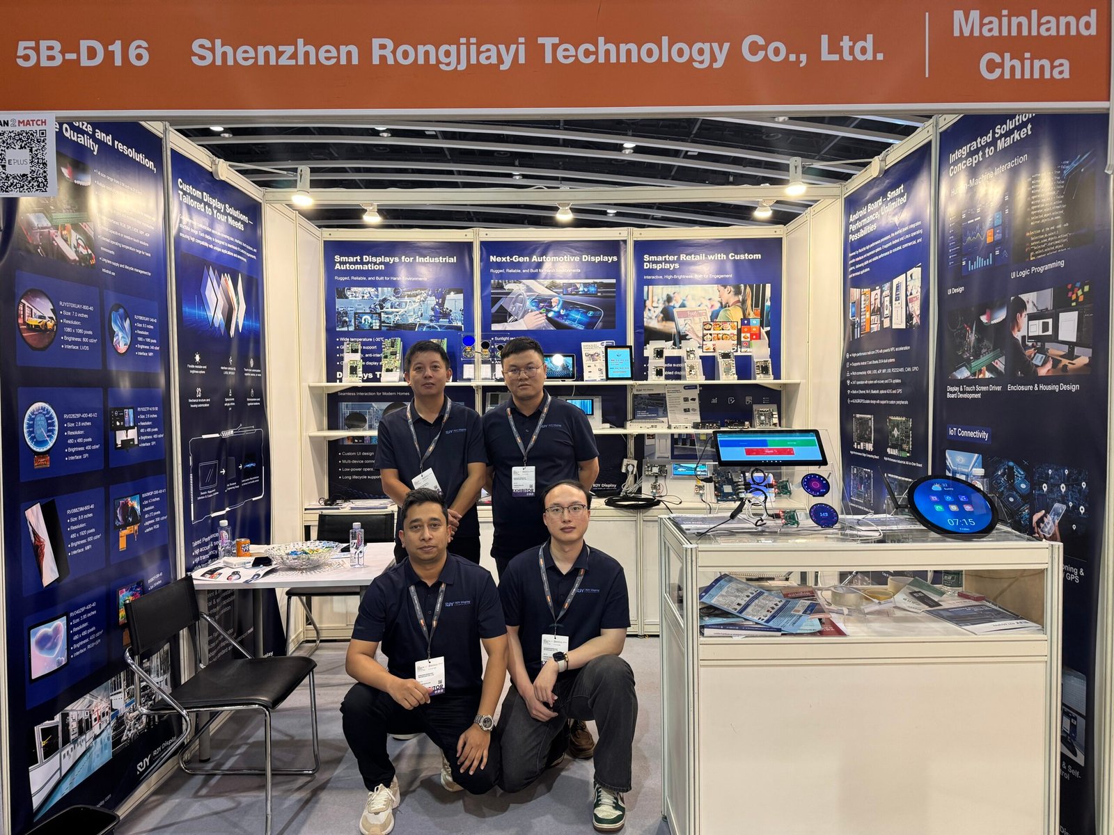 RJY Display Team at electronicAsia