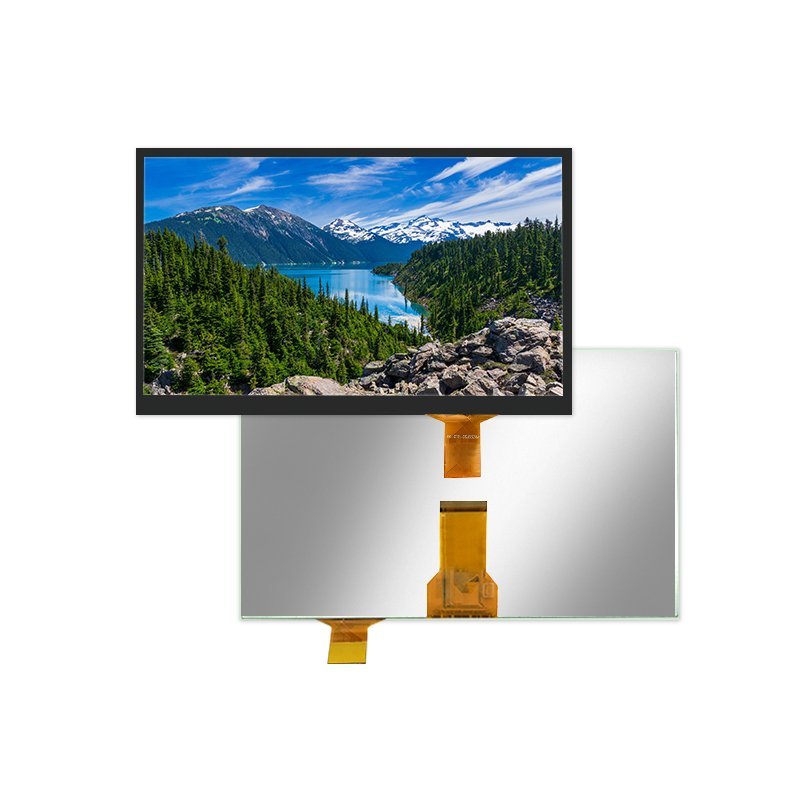 Front and rear views of a 10.1-inch touch display module Front and rear views of a 10.1-inch touch display module