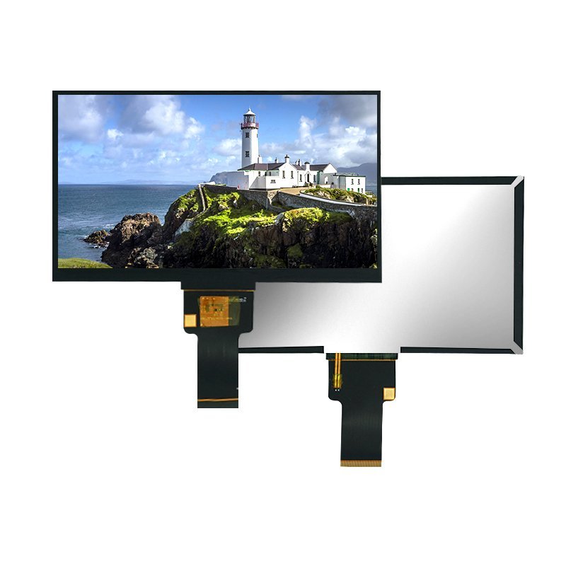 Front and rear views of a 6.7-inch TFT LCD module Front and rear views of a 6.7-inch TFT LCD module